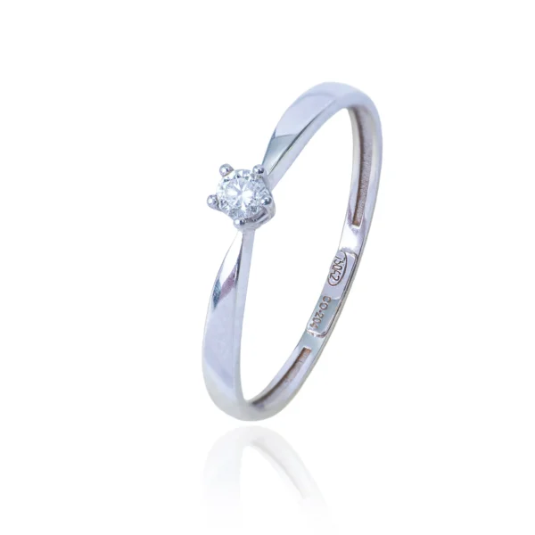 Anillo Solitario Diamante OB